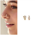 Non-Piercing Nose Ring Combo – Traditional & Modern Styles