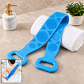 Silicone Back Scrubber Belt for Bathroom Shower, Dual Handle Body Scrub (1 Pc)