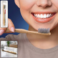 Soft Bristle Bamboo Toothbrush, Eco-Friendly Wooden Toothbrush for Adults (1 Pc)
