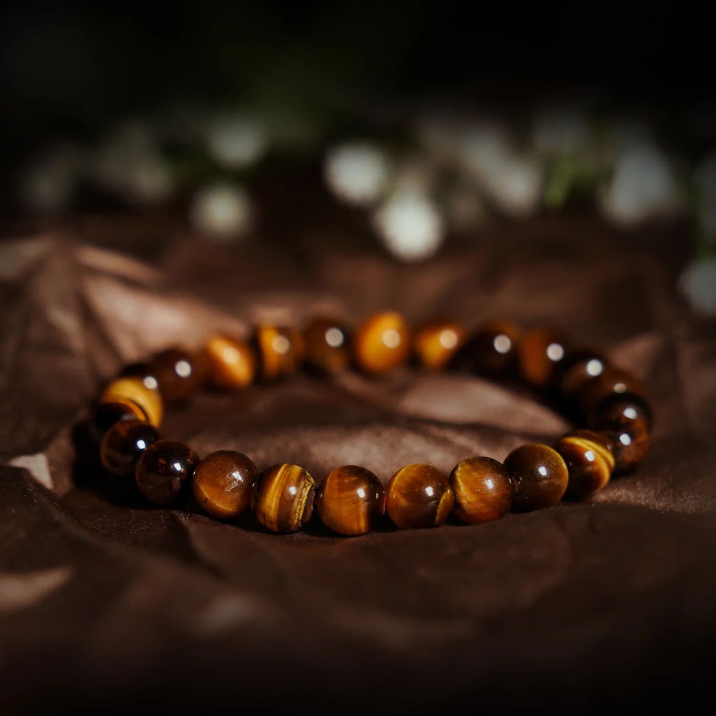 Tiger Eye Gemstone Bracelet For Women, Men, Girls & Children