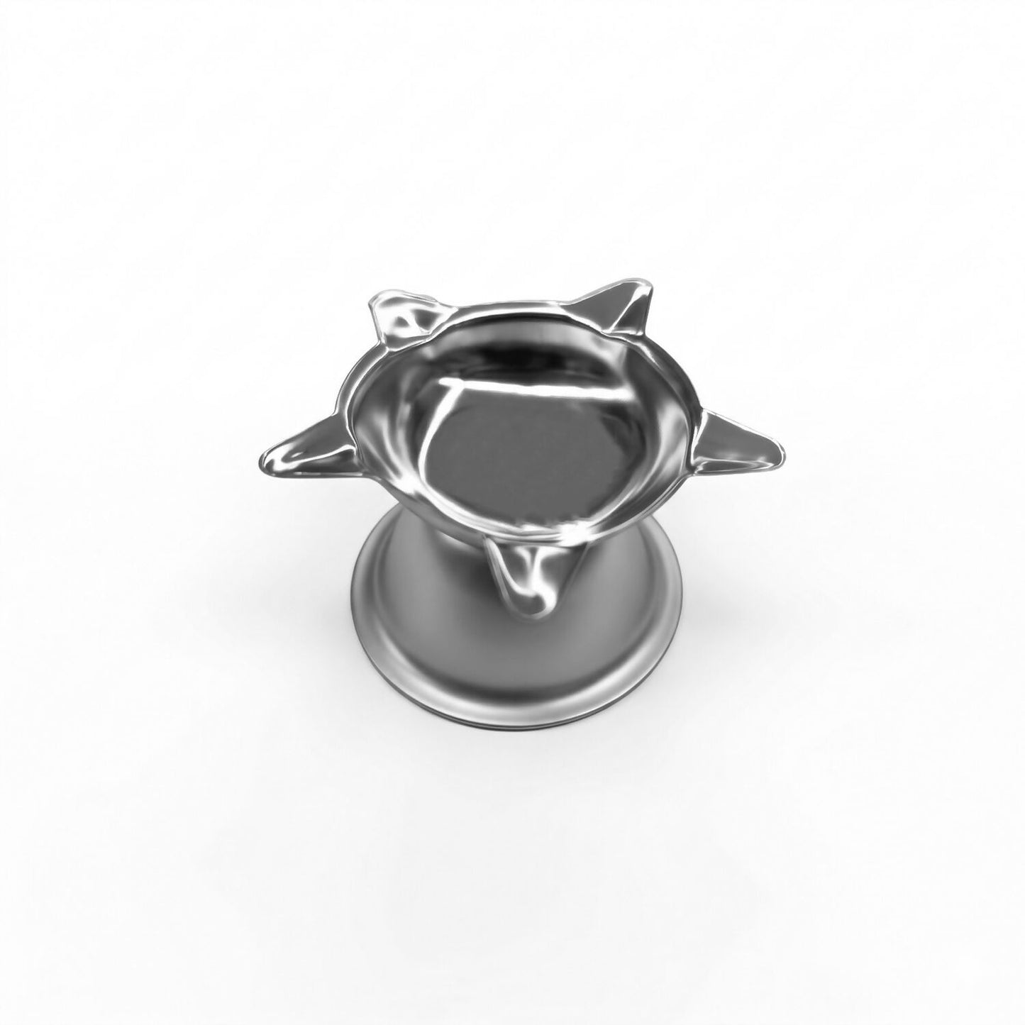 Silver Star Shaped Oil Diya Lamp for Pooja & Festival Decoration