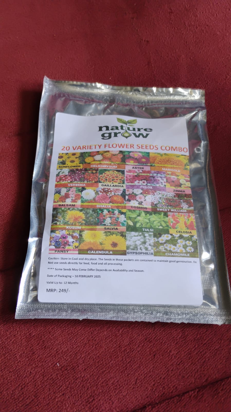 Seeds 20 Varieties of Flower Seeds Combo (1 Pkt / 20 Varieties)