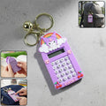 Kuromi Calculator Keychain – Compact Pocket-Sized Digital Calculator