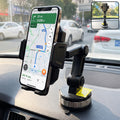 Car Mount Phone Holder with Suction Cup and Adjustable Long Arm (1 Pc)
