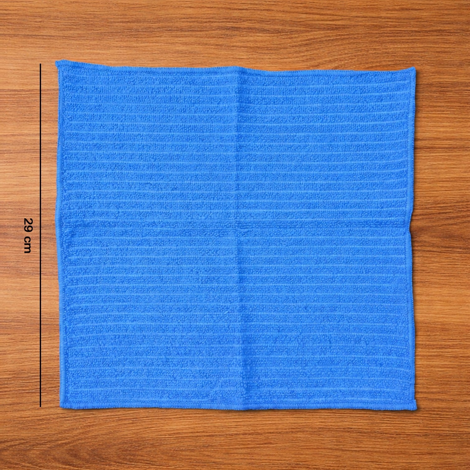 Multipurpose microfiber cleaning cloths laid out for display