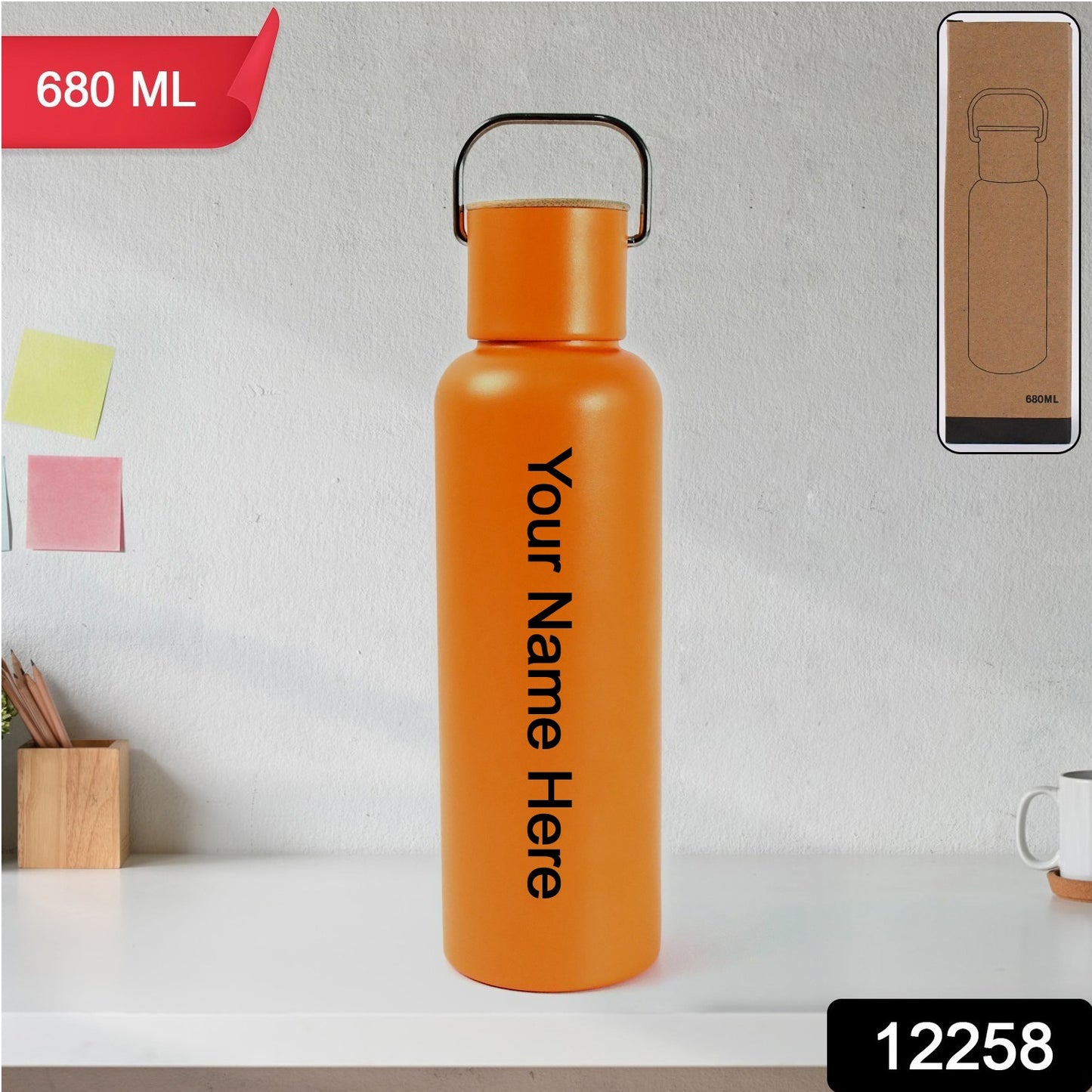 Customize Water Bottle High Quality Premium Water Bottle Stainless Steel 680ml