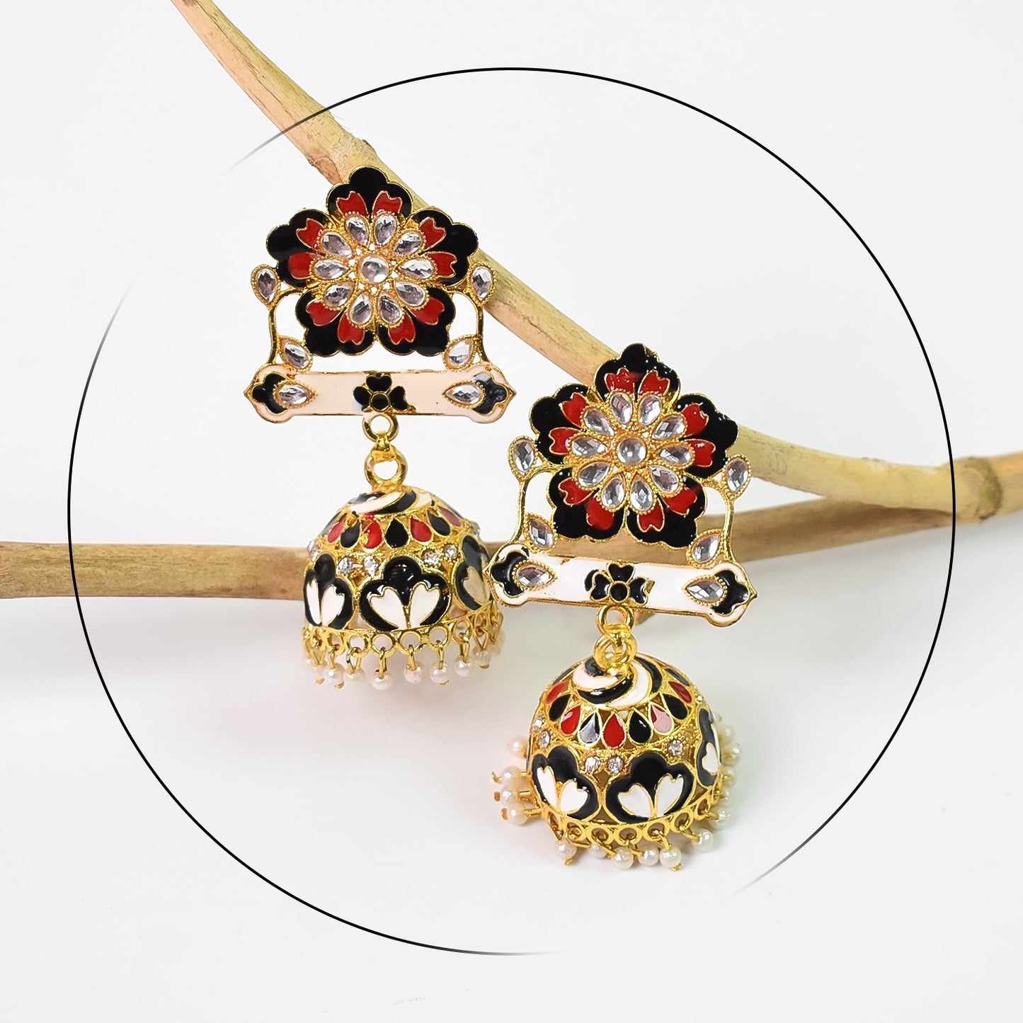 Elegant and Lightweight Jhumka Earrings for Women & Girls