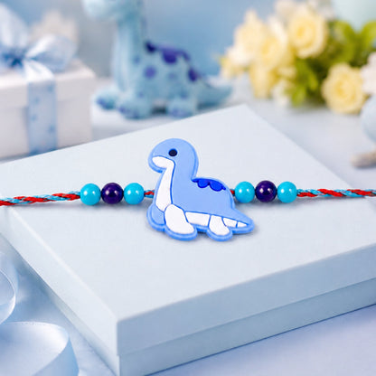 Kids Beaded Cartoon Charm Rakhi for Raksha Bandhan (10pcs)