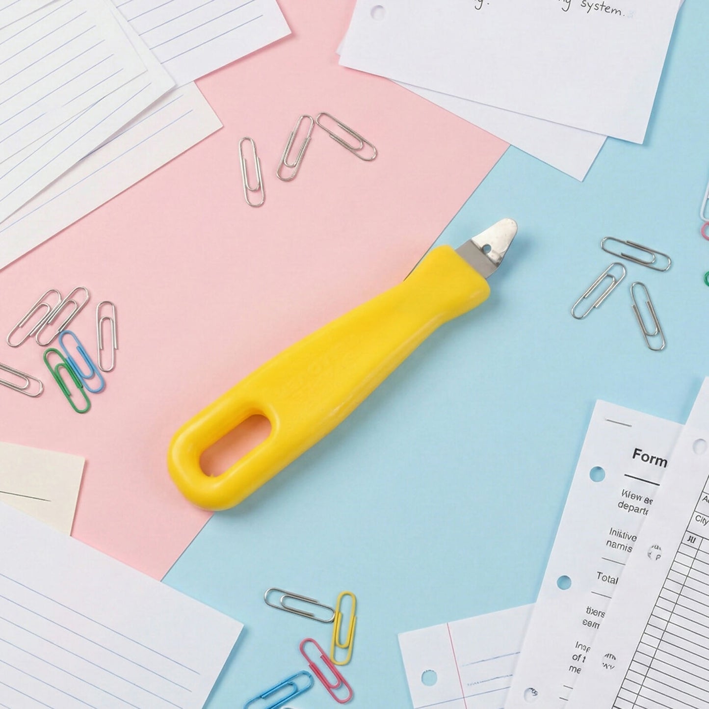 Multipurpose Staple Remover Tool for Office, School & Home Paper Management