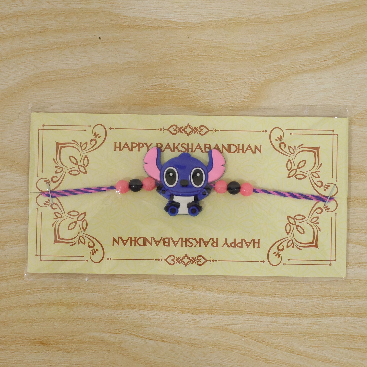 Kids Beaded Rakhi Playful Cartoon Character Design (10pcs)