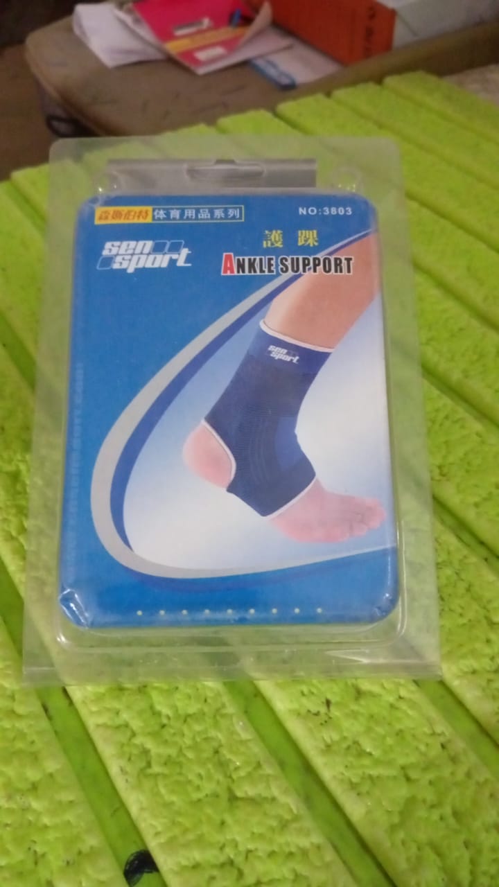 Ankle Support Brace Cap Wrap Pad (1 Pair / With Card Packing)