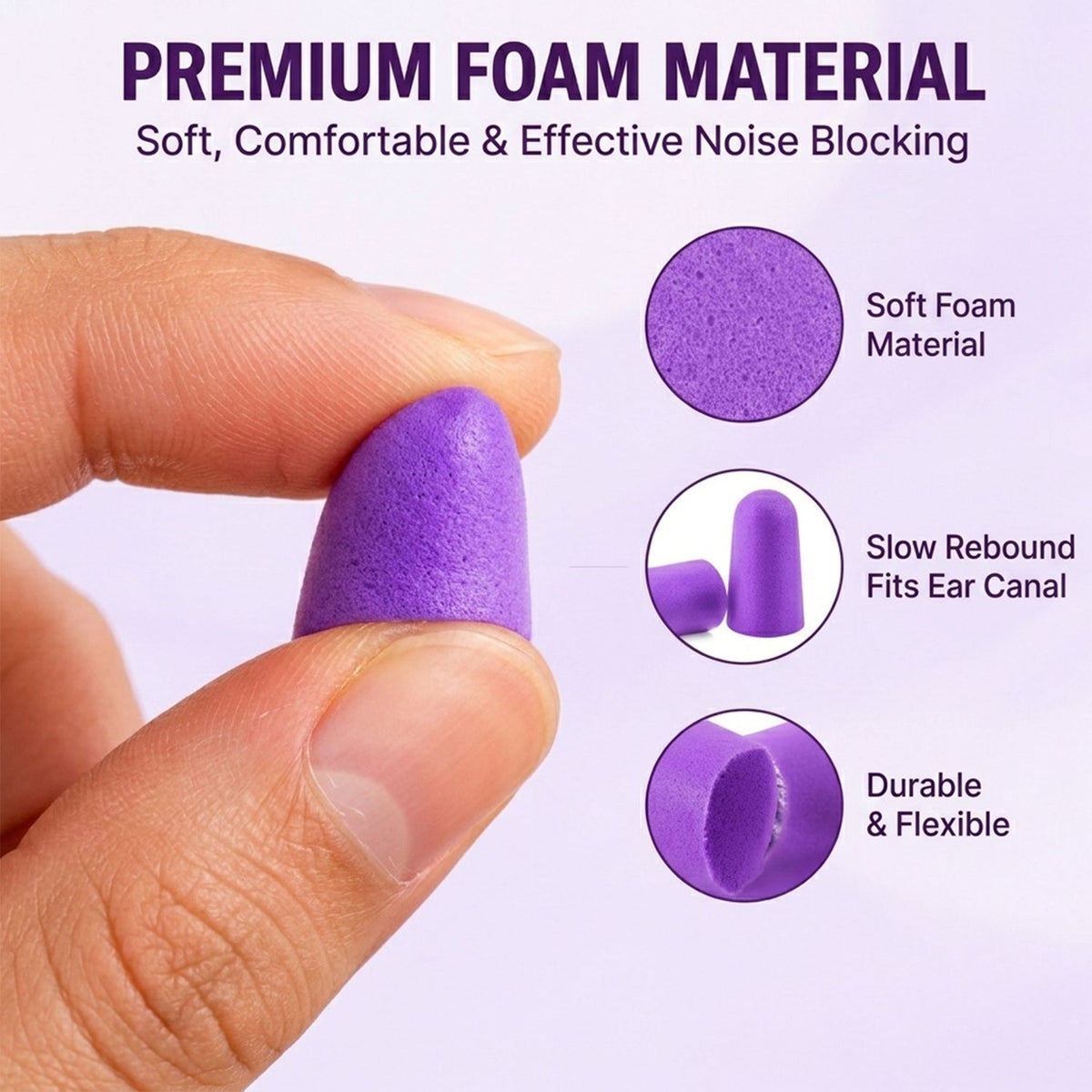 Soft Foam Ear Protection Plugs