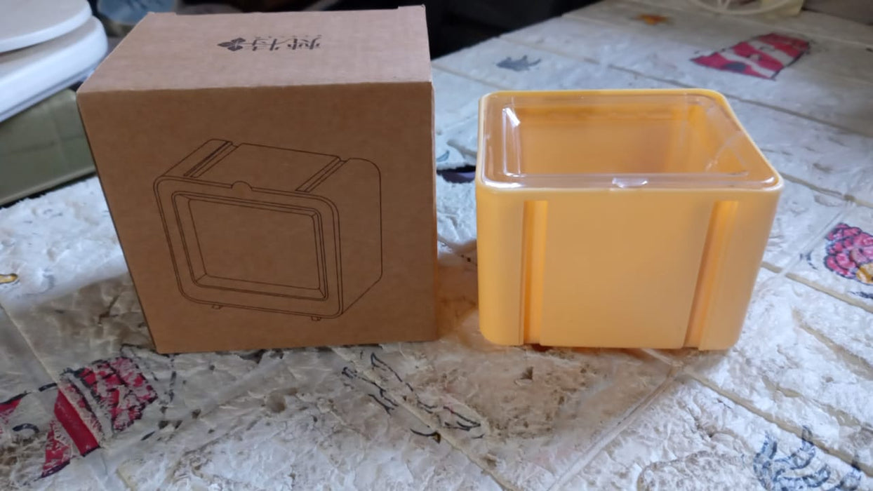 Storage Box Storage Container Tape Storage Boxes Durable Convenient Plastic Transparent Lid Visible Tape Storage Box / Case for Office
