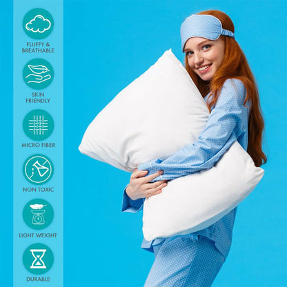 SoftCool Premium Sleeping Pillow with Ultra-Soft Comfort – 69×43 cm