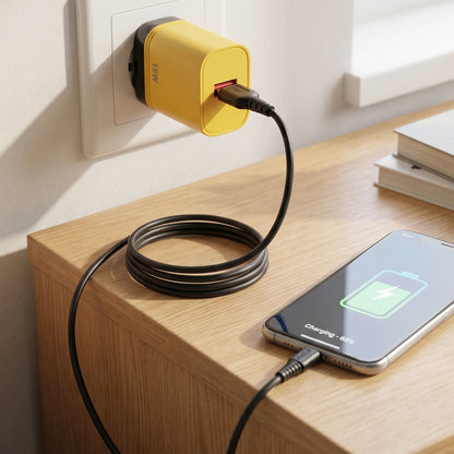 18W Fast Charging USB Wall Charger Adapter with Free Micro USB Cable