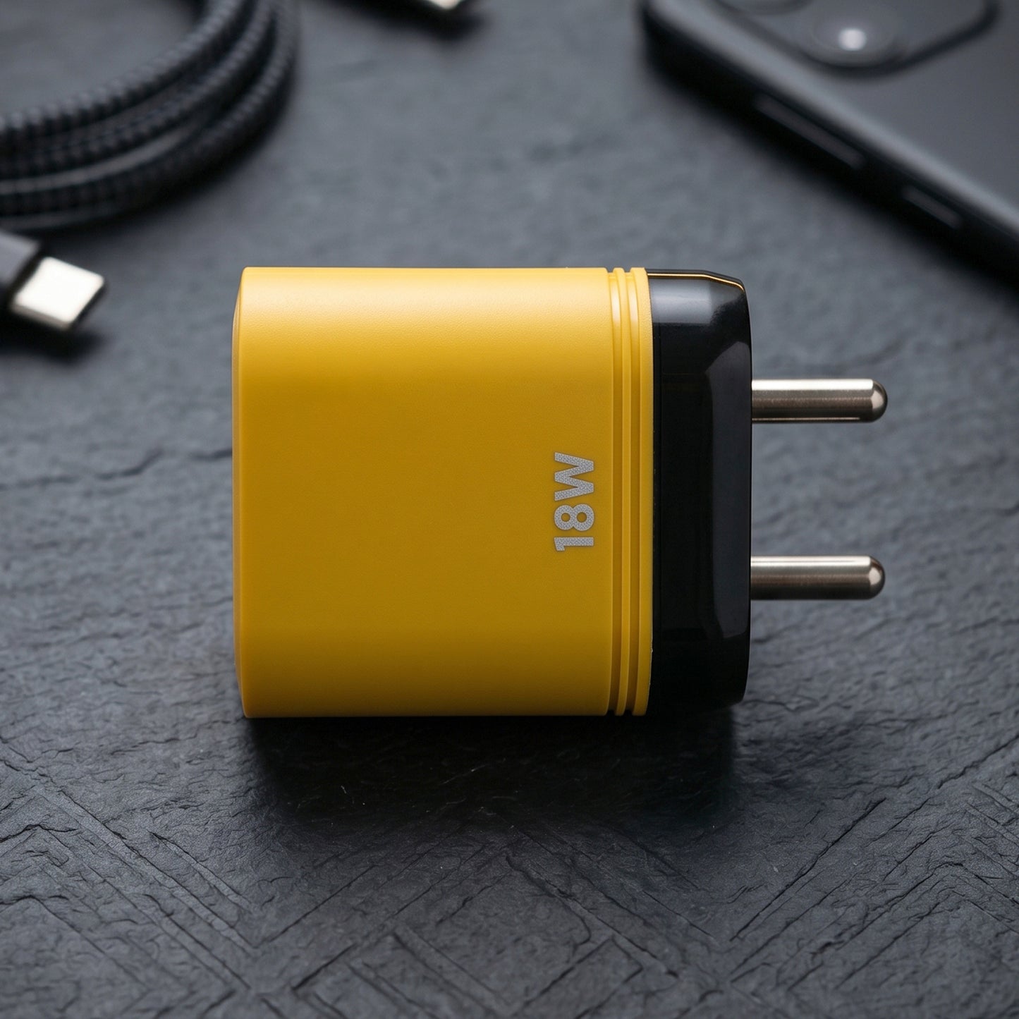 18W Fast Charging USB Wall Charger Adapter with Free Micro USB Cable