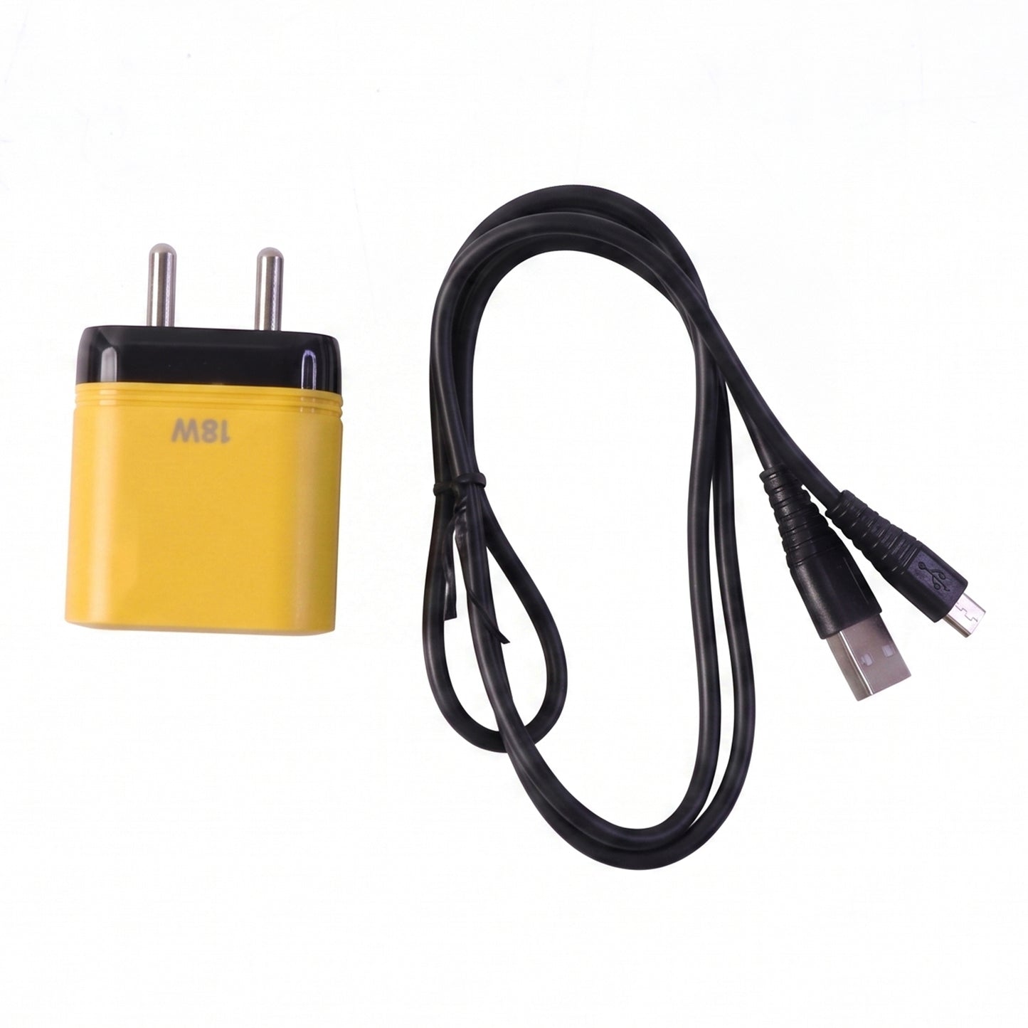 18W Fast Charging USB Wall Charger Adapter with Free Micro USB Cable