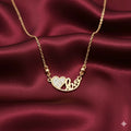 Gold-Plated Love Pendant Necklace – Dainty Heart Jewelry