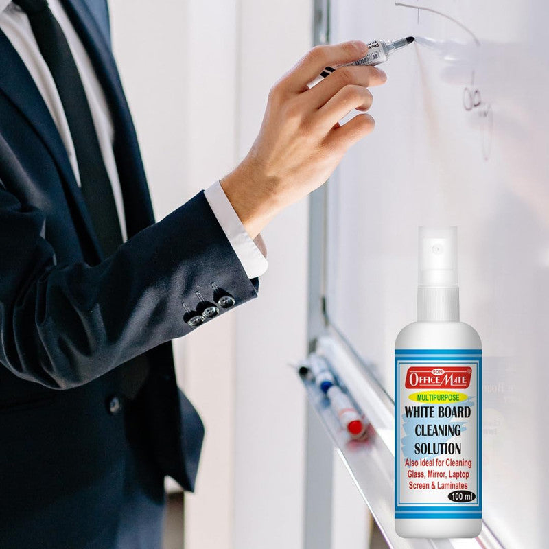 Whiteboard Cleaning Solution Spray for Boards, Glass & Laptop Screens – 100 ml