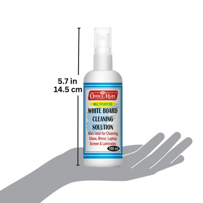 Whiteboard Cleaning Solution Spray for Boards, Glass & Laptop Screens – 100 ml