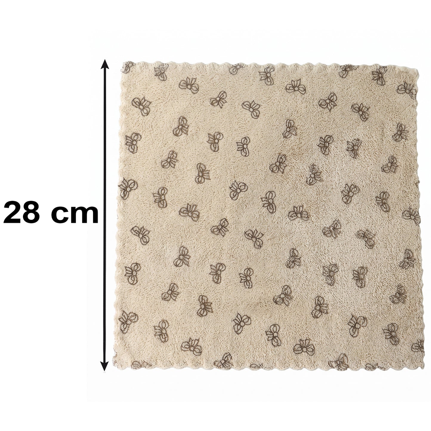 Microfiber Soft Cleaning Towel Absorbent Kitchen Wipe Cloth 28x28 Cm (1 Pc)