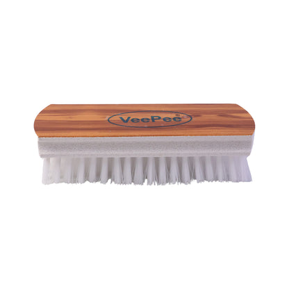 Close-up of VeePee Heavy-Duty Cloth Washing Brush bristles