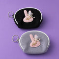 Cute Bunny Mini Coin Pouch with Keychain – Compact & Stylish