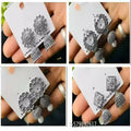 Oxidised Small Jhumki Combo Set – Lightweight Pack of 4 Earrings