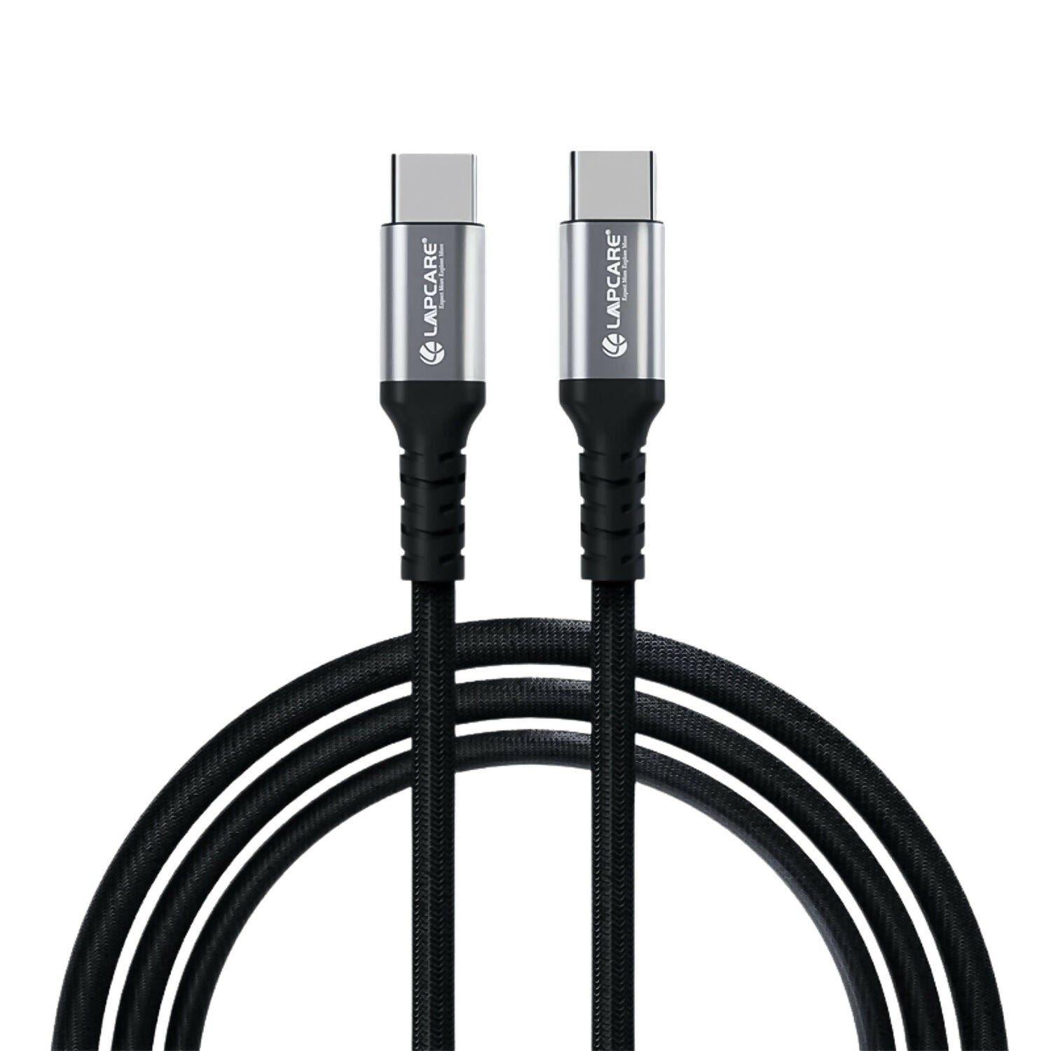 Lapcare Tough Maax USB Type-C to Type-C Braided Charging Cable with 65W Support