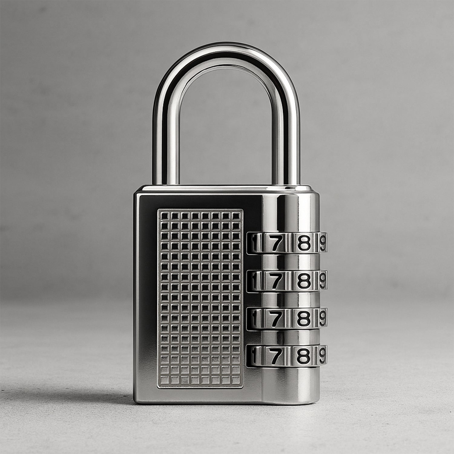 Heavy-Duty 4-Digit Resettable Combination Padlock (1 Pc)