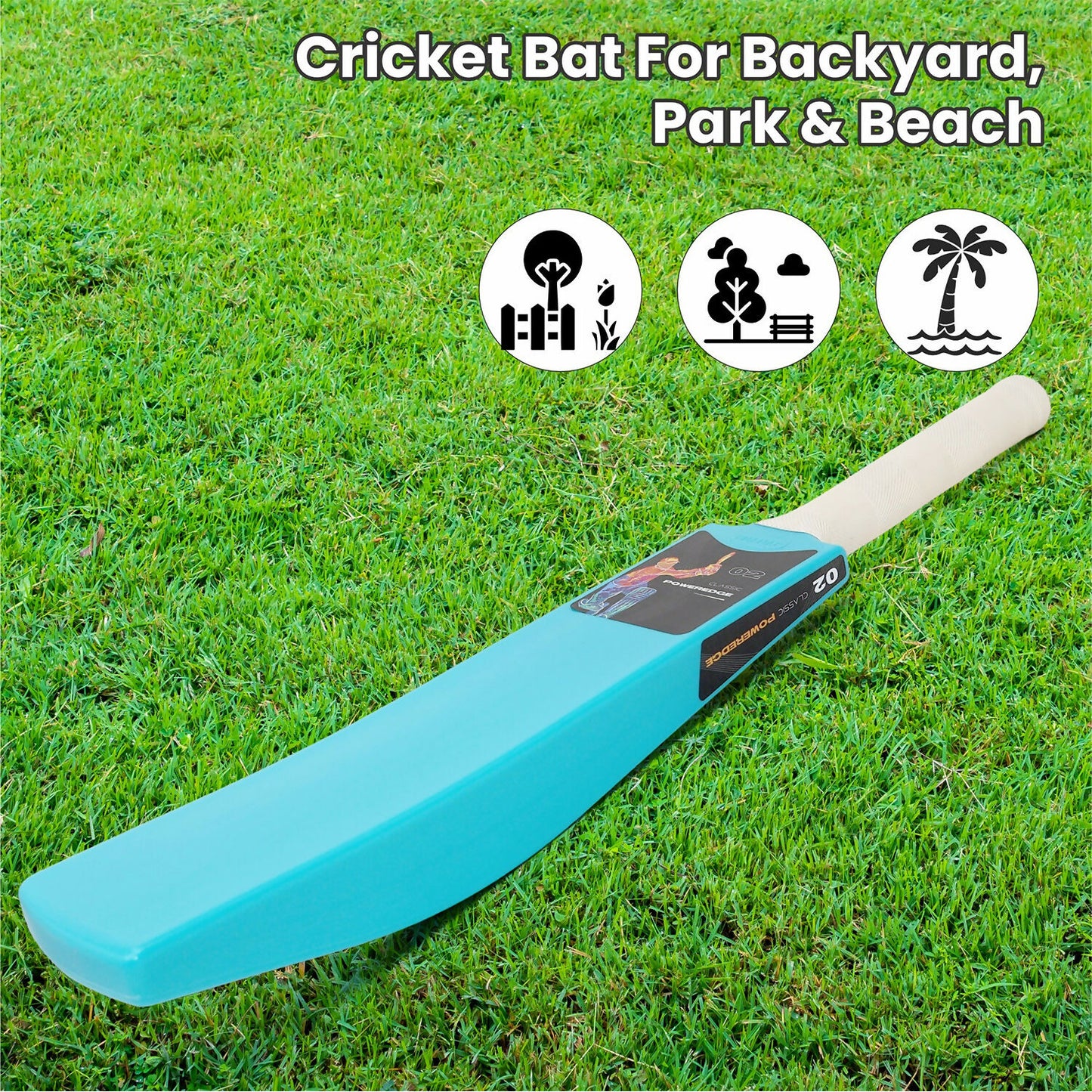 Safe and lightweight cricket bat for kids' outdoor sports practice