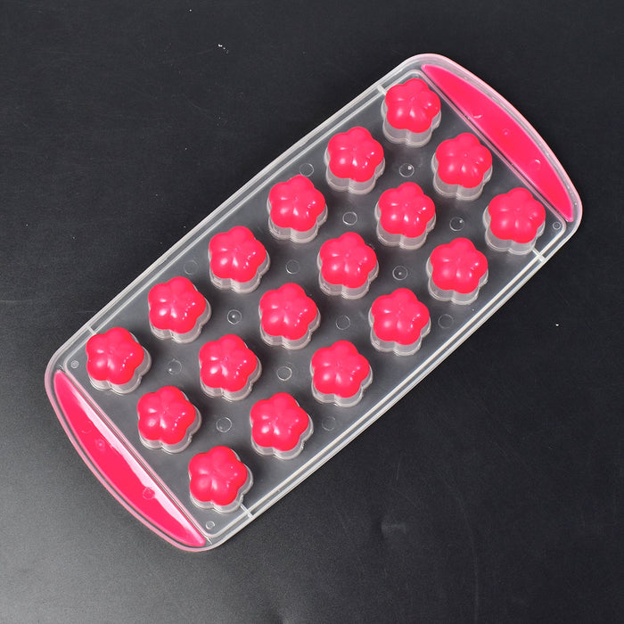 Ice Mould Flower Shape 18 Cavity Mould ice Tray Sphere ice Flower Mould Small ice Flower Tray Mini ice Cube Tray