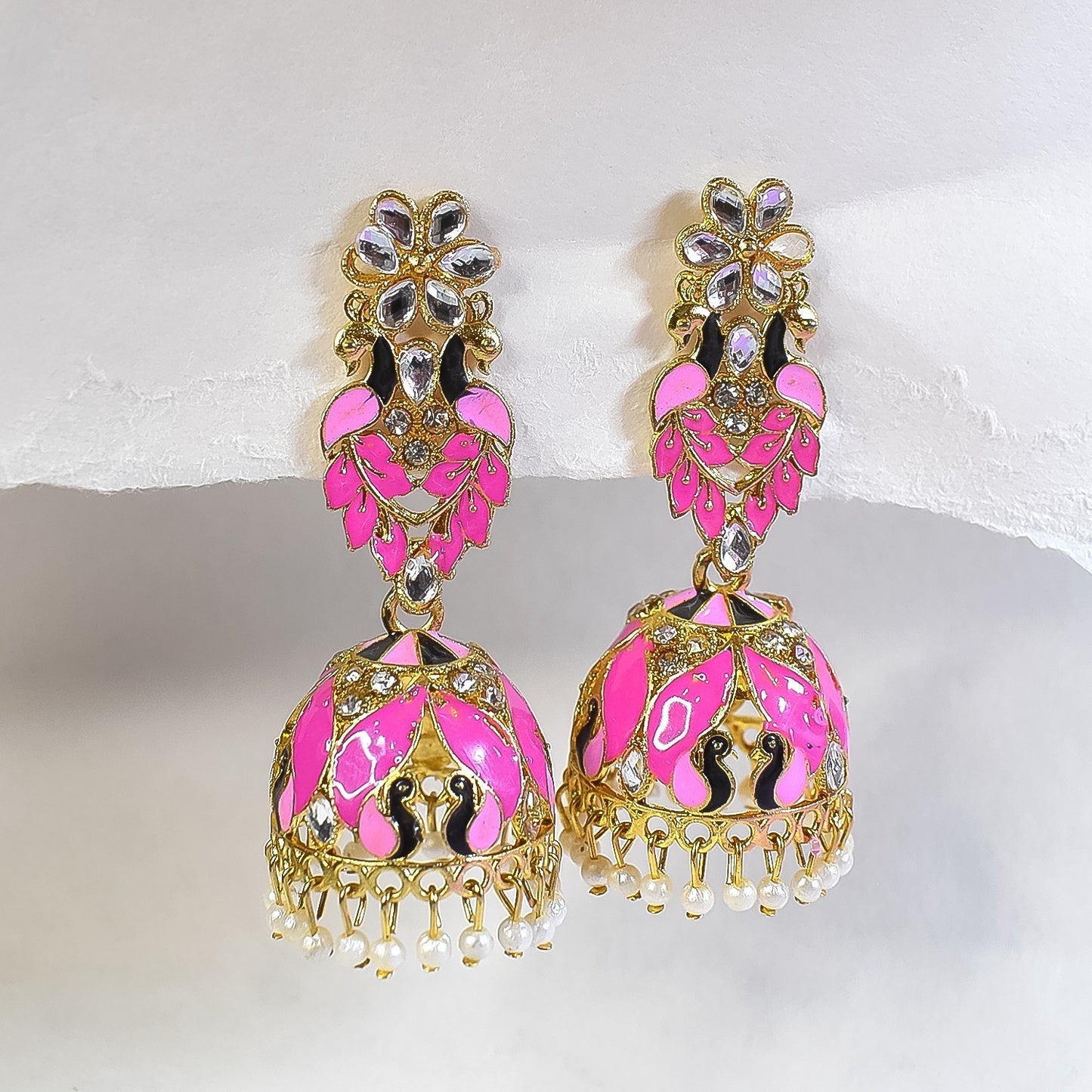 Exquisitely Crafted New-Design Jumka Earrings with Intricate Detailing and Timeless Appeal