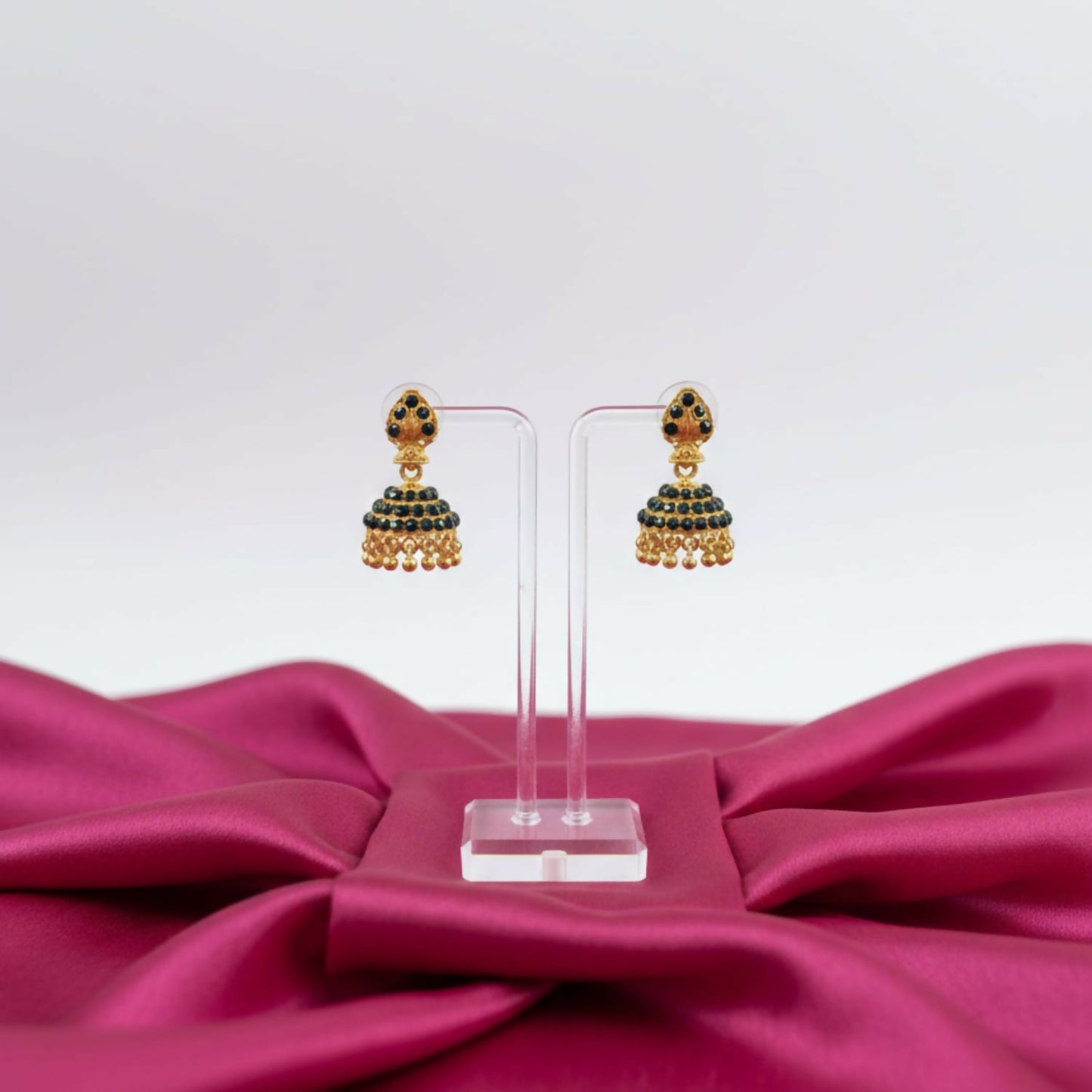 Antique Style Golden Jhumka Earrings | Women Ethnic Jewellery
