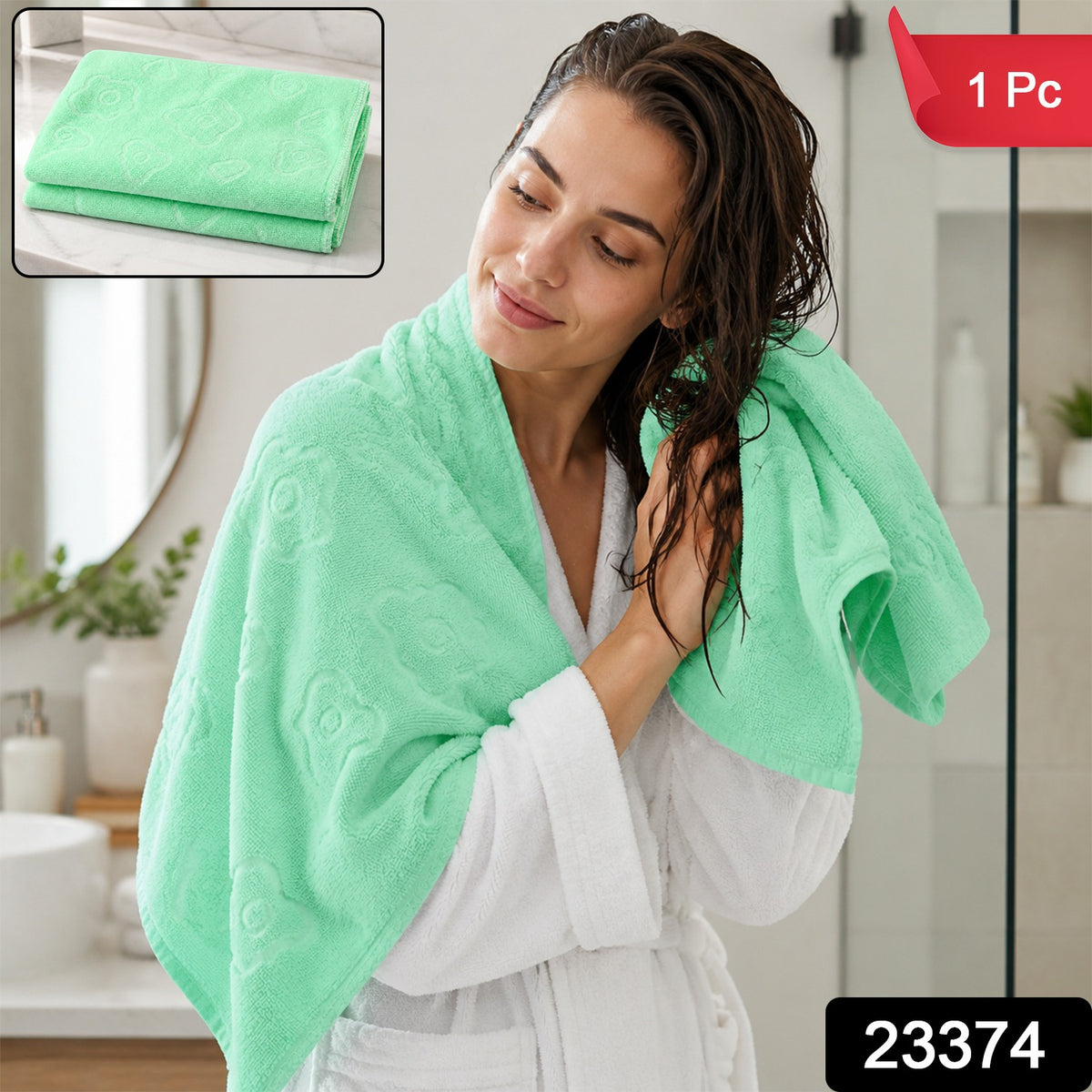 Microfiber Bath Towel for Women Soft Quick Dry Shower Towel (1 Pc)