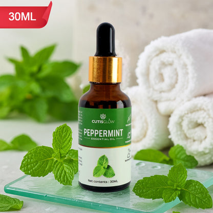 Eyelet Peppermint Essential Oil – 100% Pure & Natural Oil for Skin, Hair, Aromatherapy & Relaxation – 30ml
