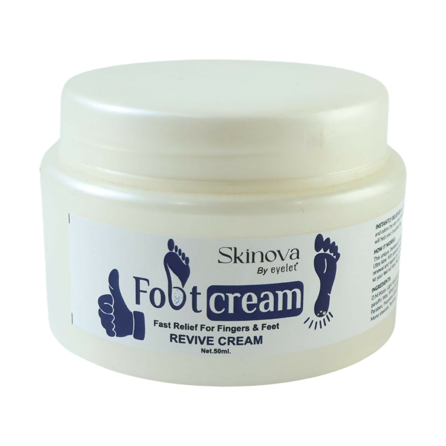 Eyelet Foot Cream for Cracked Heels & Dry Feet Deep Moisturizing Care (50Ml)