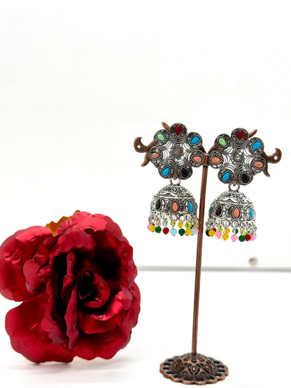 Royal Diamond Jhumka Earrings