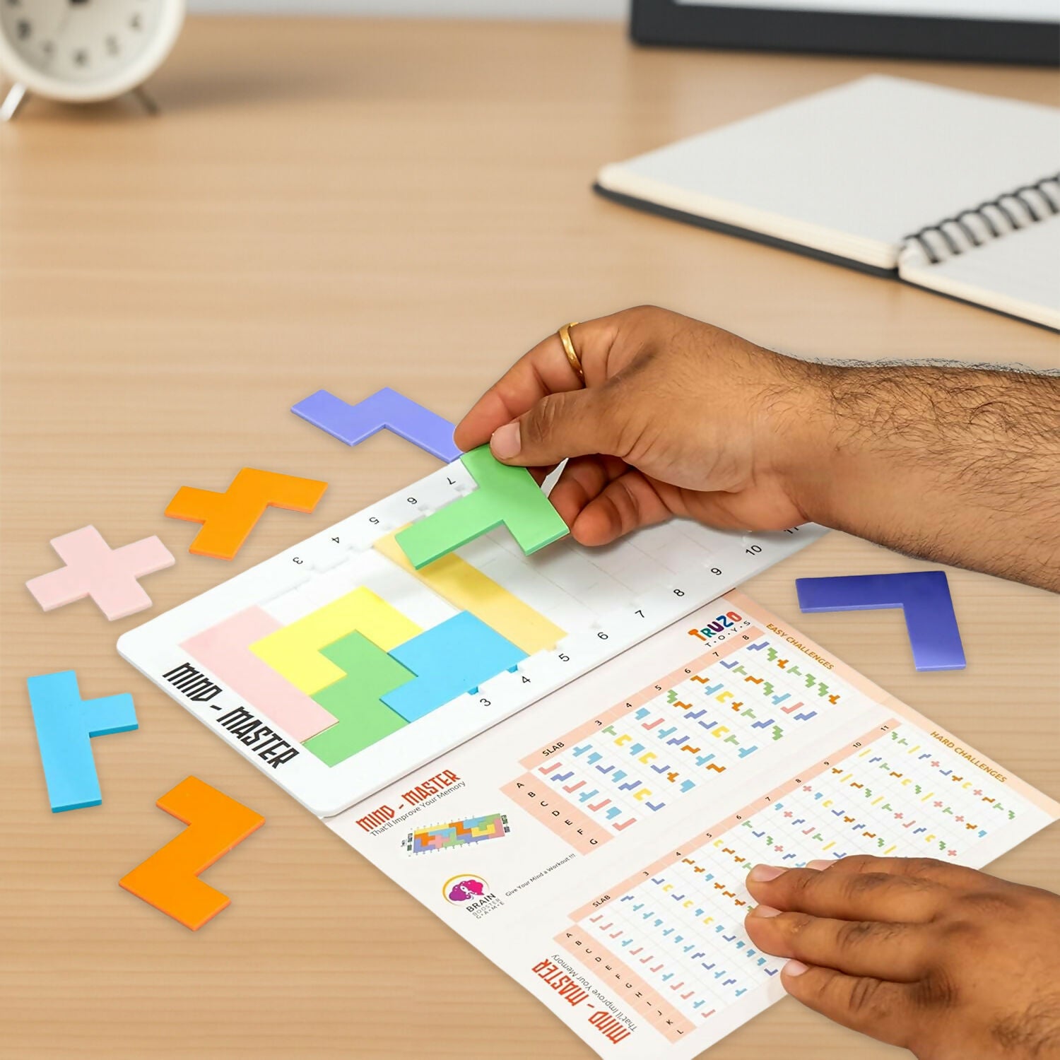Mind Master Colorful Brain Teaser Puzzle Game for Kids – Memory, Logic & Cognitive Development Toy