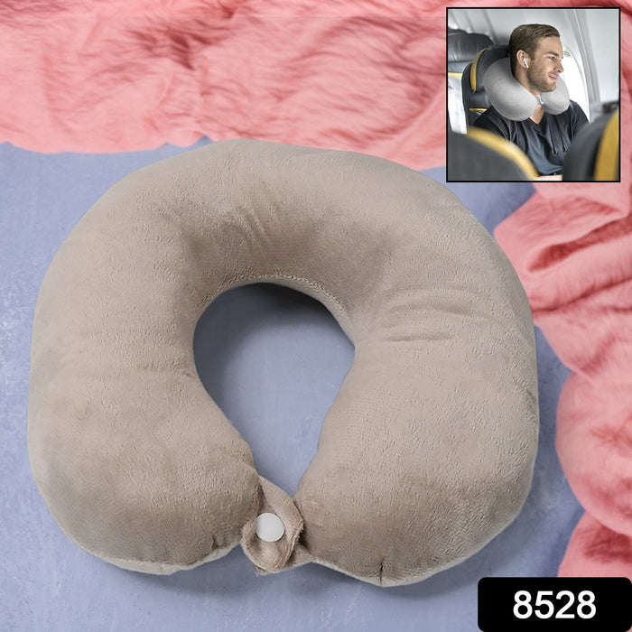8528 Soft Neck Pillow for Car, Home, Airplane Travel, Travel Neck Pillow for Sleeping & Travel Essentials for Neck Rest Multipurpose Comfortable Head Rest Neck Holder Pillow (1 Pc)