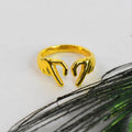 Infinity Adjustable Finger Ring – Gold Plated Comfort Fit