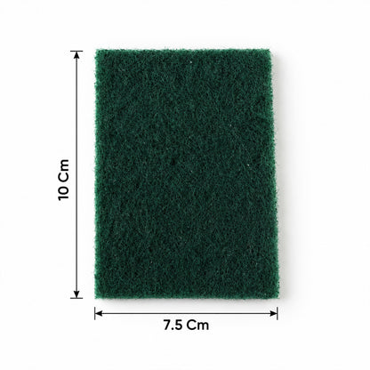 Scrub Sponge Pads – Aqua Green, Pack of 5 for Home | Velvet Wipe