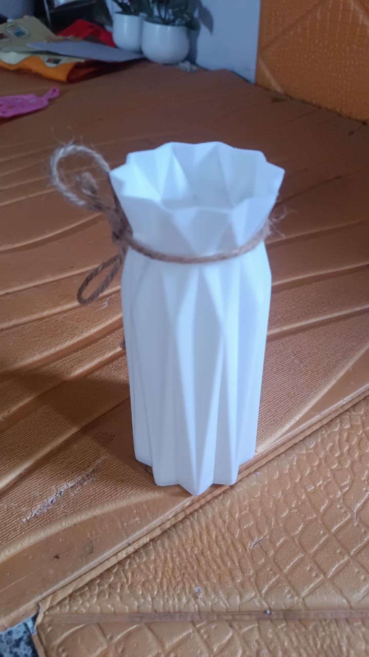 Plastic Vase / Pot - Elegant Design-Ideal Gift for Friends and Family (1 Pc)