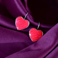 Heart Stud Earrings – Big Love Design for Women | HV