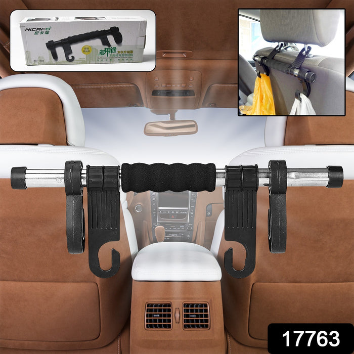 17763 Back Seat Organizer Head Rest Luggage Bag Holder Hook Hanger Kit for Car Truck SUV