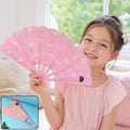 Foldable Hand Fan for Kids Lightweight Safe Manual Cooling Fan (1 Pc)