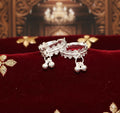 Silver Plated Ethnic Toe Ring with Ghungroo Bells – Adjustable Fit