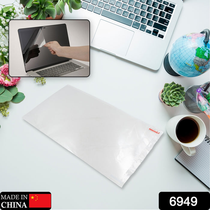 6949 Laptop Screen Protector for 35cmx20cm Displays- Anti Blue Light Eye Protection Filter Film, Acrylic Hang Anti-Scratch Protector Panel, Relieve Eye Fatigue, Protect Eyesight (35cmx20cm)