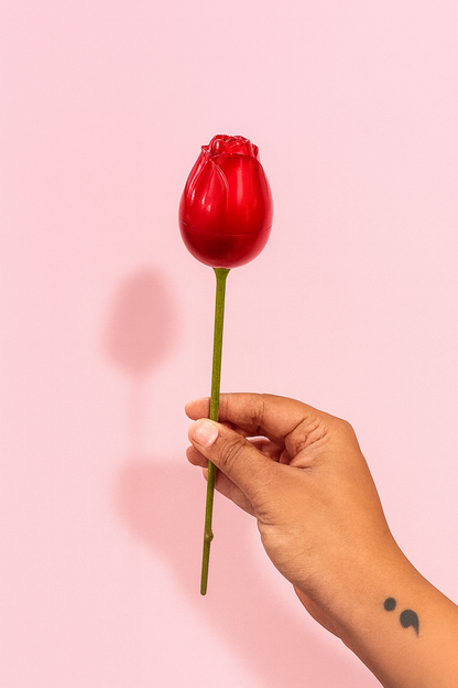 Luxury Metallic Rose with Elegant Gift Box and Carry Bag | Eternal Artificial Rose Flower Gift for Valentine’s Day, Birthday, Anniversary, Wedding, or Romantic Décor | Premium Long-Stem Rose Keepsake for Women and Couples