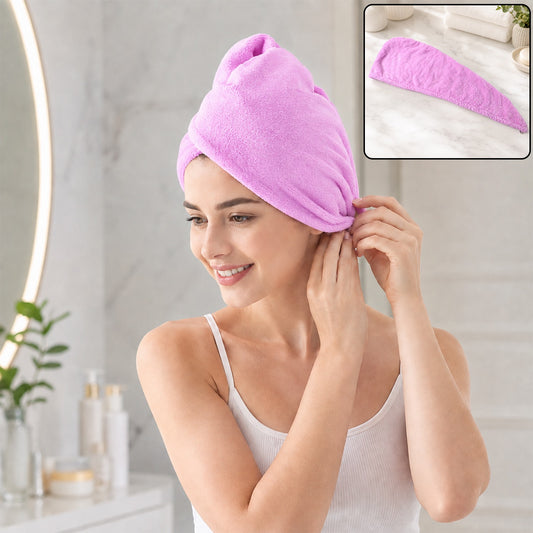 Hair Wrap Towel for Women Microfiber Turban for Long Hair